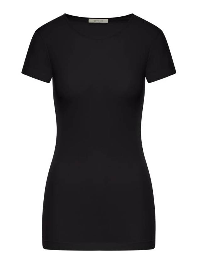 르메르 핏디드 코튼 반팔 티셔츠 블랙