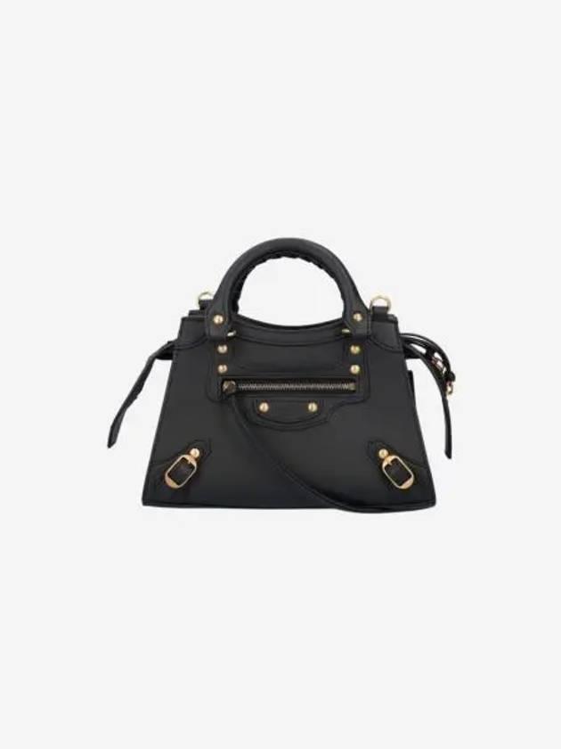 발렌시아가 스무스 카프스킨 네오 클래식 미니 핸드백 블랙 Balenciaga Smooth Calfskin Neo Classic Mini Handbag Black