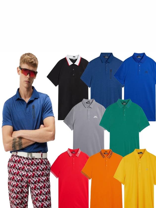 제이린드버그 반팔 남성 JEFF 레귤러 핏 폴로 23 FW