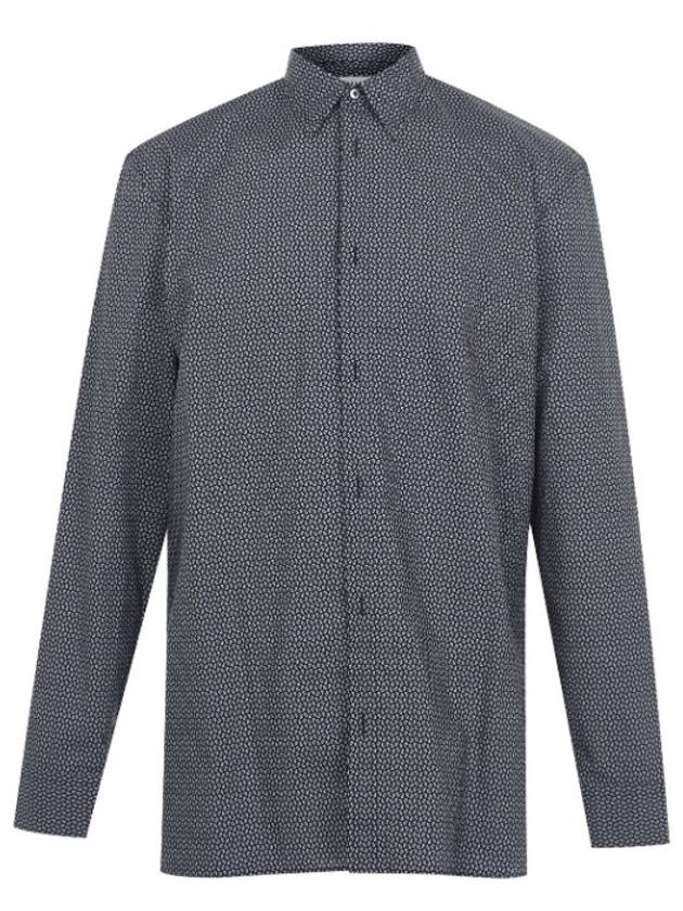 메종마르지엘라 남성 페이즐리 긴팔 셔츠 블랙 S50DL0433