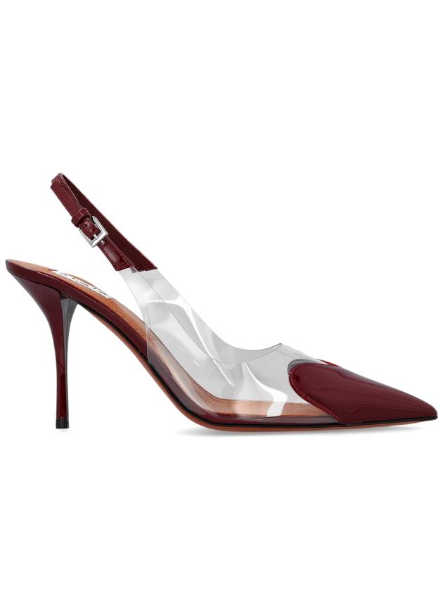 Ala?a Heeled Shoes Le Coeur Women's Burgundy