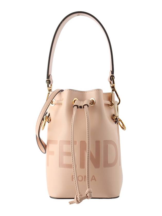 펜디 8BS010 몬트레조 레더 핑크 로고 미니 버킷백34426Y