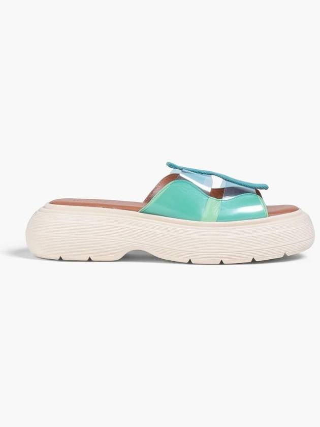NB07 레지나표 여성 샌들 Reese cutout leather and TPU platform slides 1647597300515113