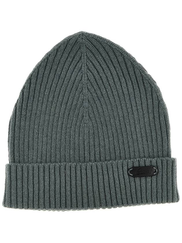 Brioni English ribbed beanie