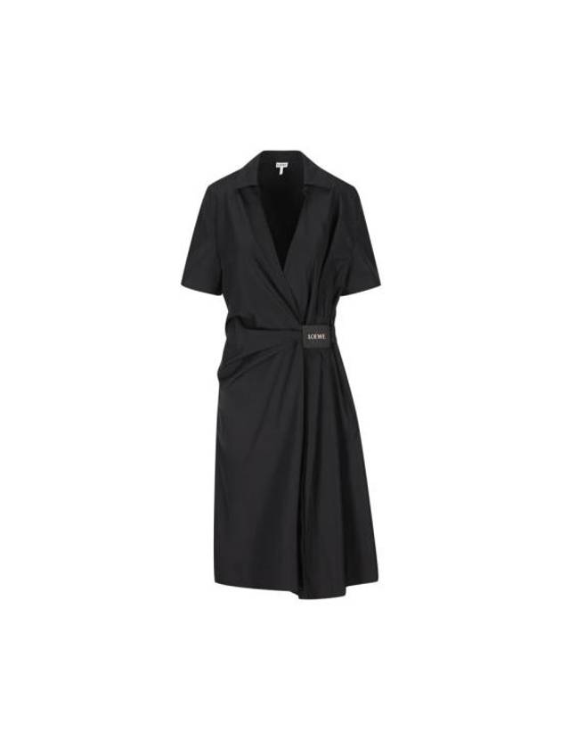 25SS 로에베 미디 원피스 S540Y09XSM1100 P25 Black