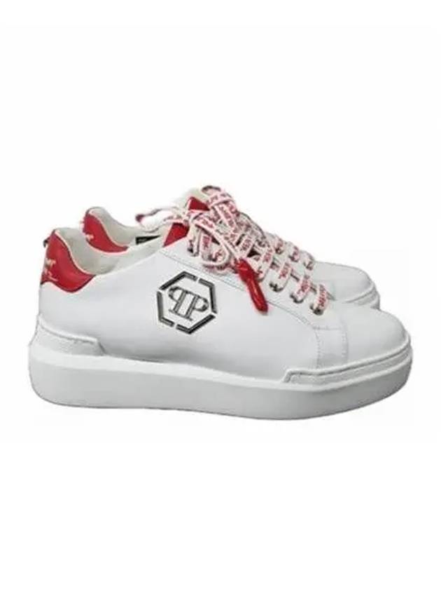 필립플레인 WSC1201 PLE025N 0113 스니커즈 화이트 레드 Philipp Plein