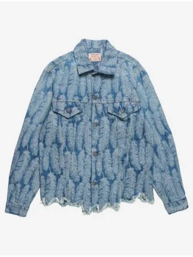 캐피탈 12온즈 맥파이 데님 3rd 자켓 라이트 인디고 Kapital 12 oz. Magpie Denim 3rd Jacket Light Indigo