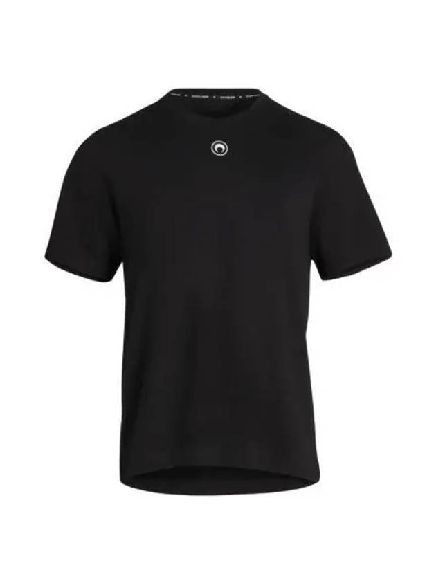 마린 세르 오가닉 코튼 티셔츠 블랙 Marine Serre Organic Cotton T Shirt Black