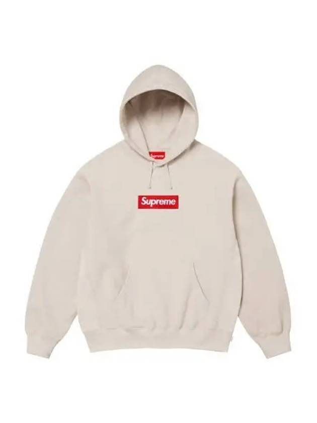 슈프림 박스로고 후드 스웨트셔츠 스톤 24FW Supreme Box Logo Hooded Sweatshirt Stone 24FW