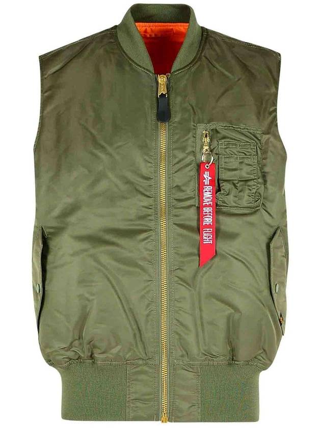 Alpha Industries Green Nylon Vest