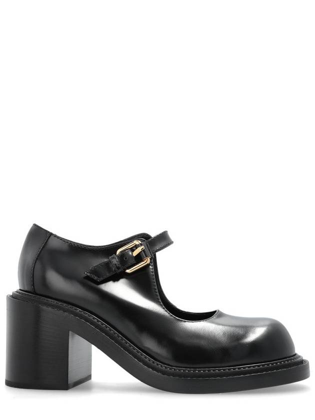 모스키노 버클 라운드 토 펌프스