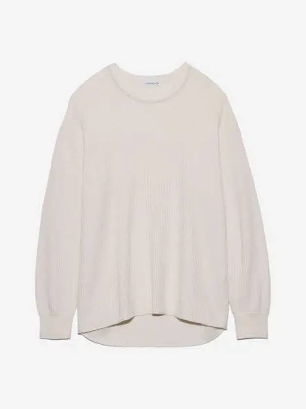 나나미카 크루넥 롱슬리브 써멀 티셔츠 네추럴 Nanamica Crew Neck L S Thermal T Shirt Natural