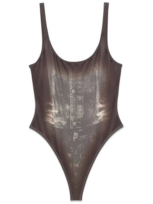 디젤 마릴린-Dnm 데님 프린트 수영복