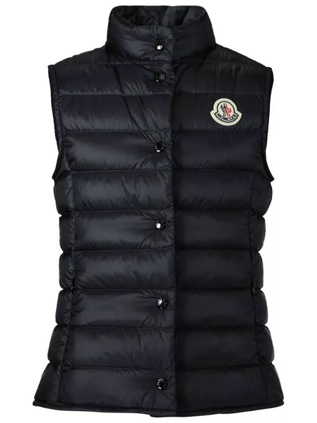 몽클레르 키즈 LIANE 리안 패치 로고 패딩 조끼 블랙 1A00085 595FE 999