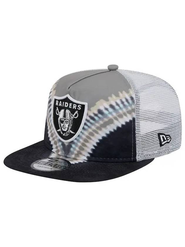 1141183 NFL 라스베이거스 레이더스 Throwback Dye Golfer Hat Gray Black