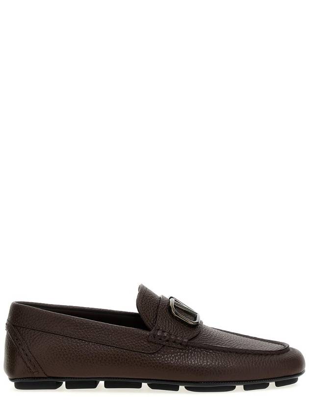 JF 발렌티노 Brown Valentino Garavani VLogo Signature loafers 5Y2S0G30BNTKG8