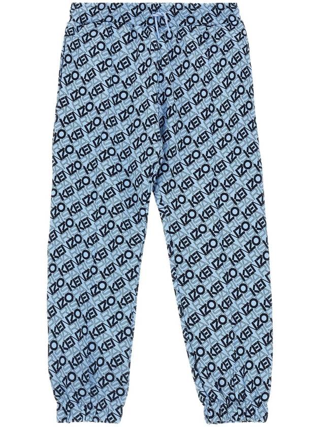 KENZO KIDS 로고 조거 팬츠 K61103BLUCIELO