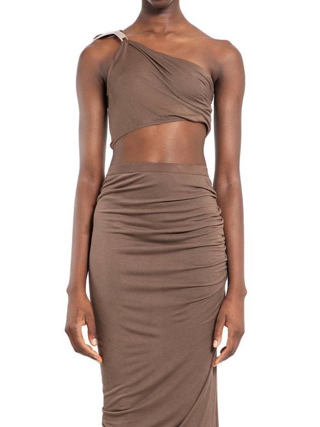 릭오웬스 릴리스 슬리브리스 브라운