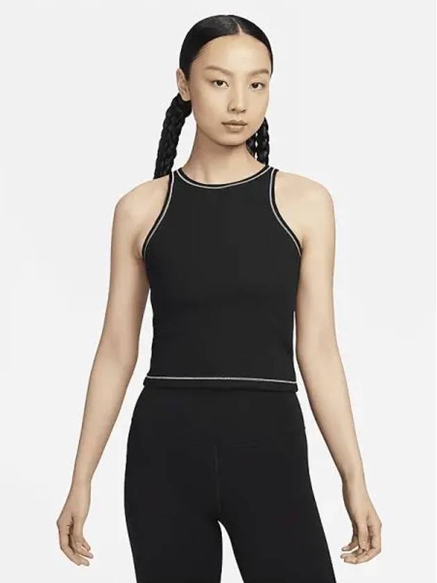 일본 나이키 원 피티드 우먼 드라이핏 리브 탱크탑 민소매 나시티 FN3078 010