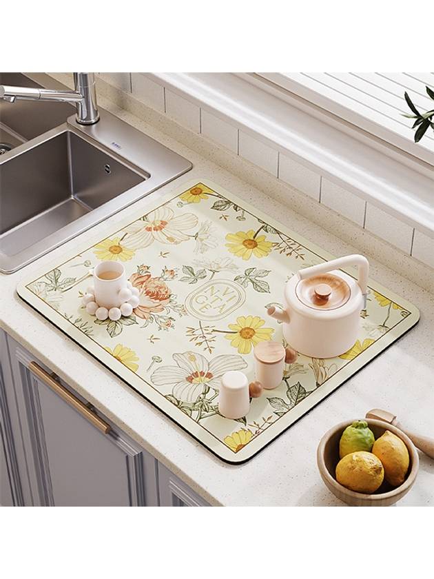 포유매트 빈티지 규조토 드라잉 매트