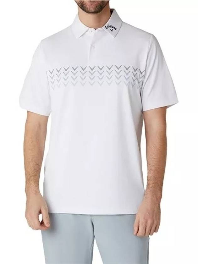 캘러웨이 남성 쉐브론 폴로 티셔츠 골프웨어