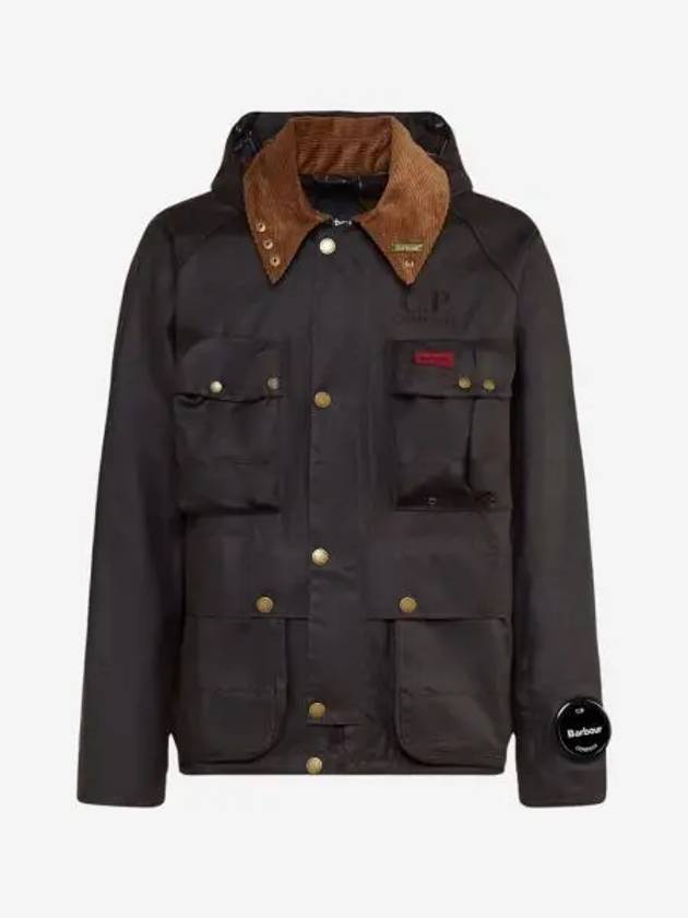 씨피 컴퍼니 x 바버 크릴 왁스 자켓 브라운 C.P. Company x Barbour Creel Wax Jacket Brown