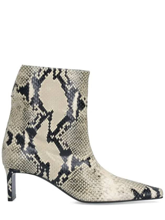 카이트 엠보싱 뾰족한 발가락 부츠 F1100803L803_121