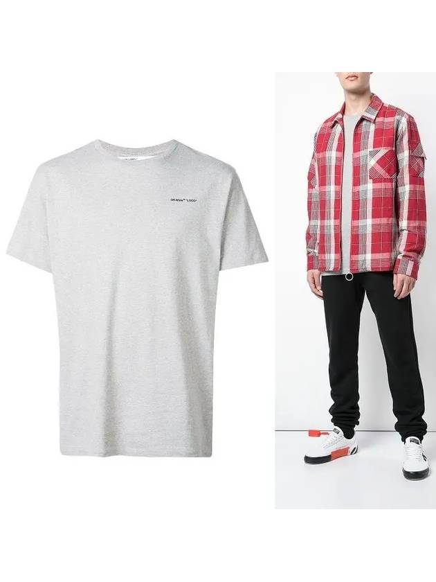 오프화이트 로고프린트 티셔츠 OMAA027S19185022 0710