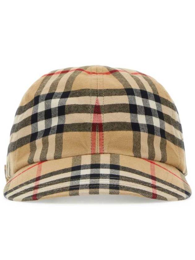 25SS Burberry Embroidered 코튼 베이스볼 cap 8075641 A7026
