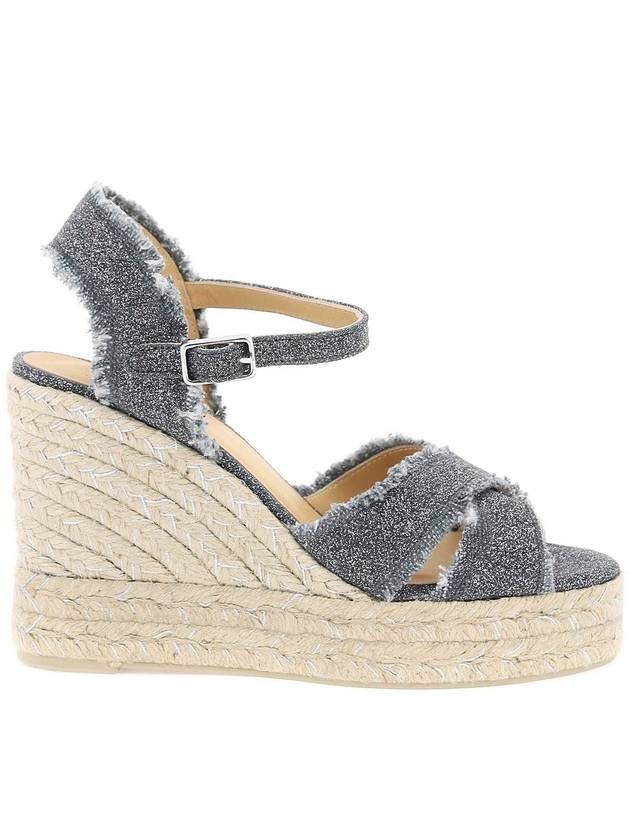 Lurex Bromelia Wedge Sandals