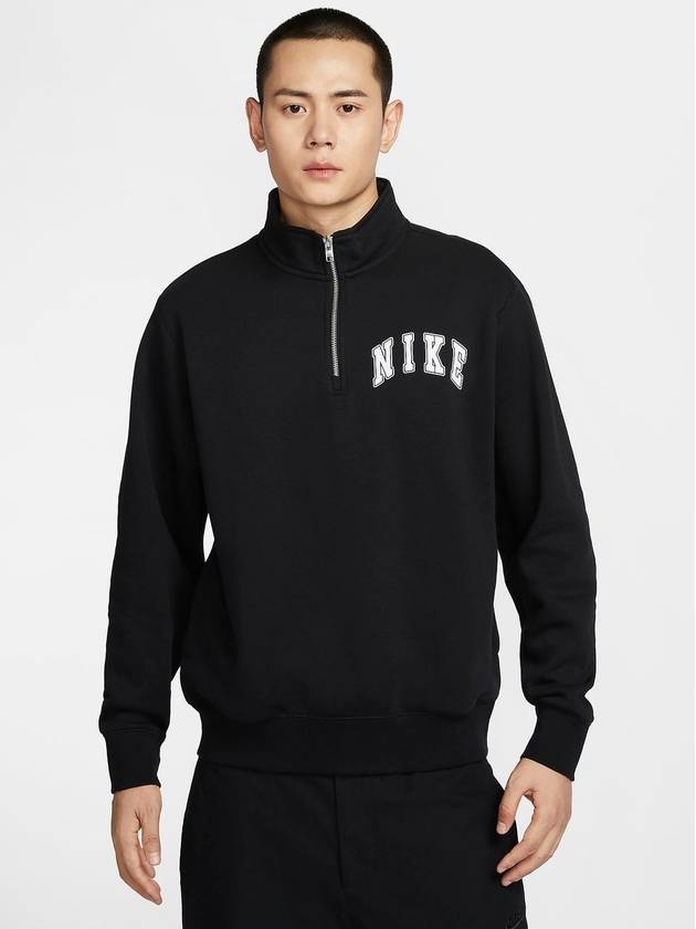 나이키 지퍼 맨투맨 FZ0874 010 블랙 MENS XL 아시안핏