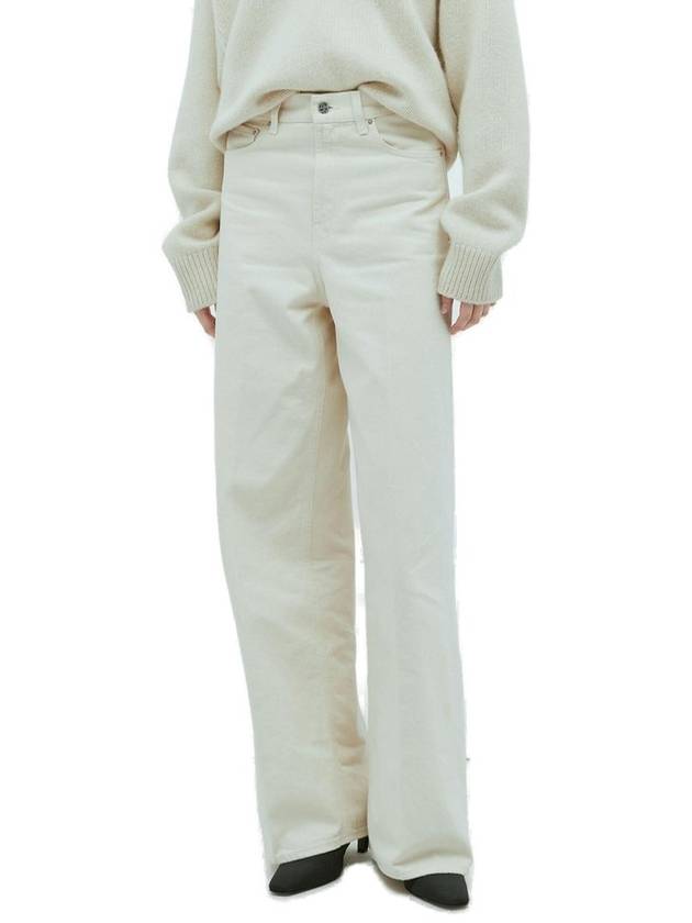 토템 로고 패치 와이드 레그 진