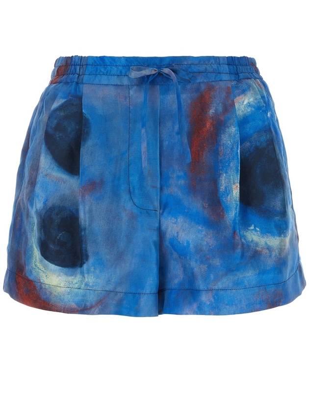 Marni - Printed silk shorts