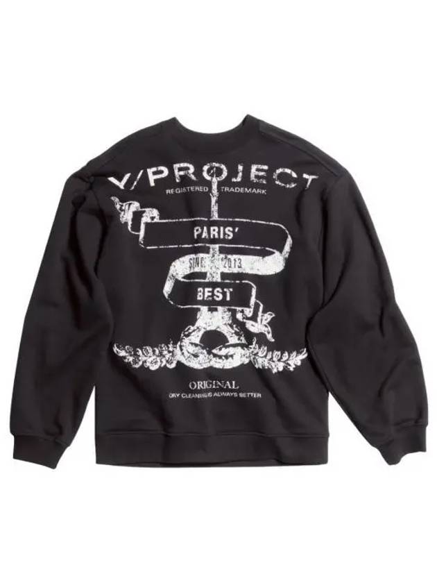 와이프로젝트 파리 베스트 스웨트셔츠 블랙 23SS Y Project Paris Best Sweatshirt Black 23SS