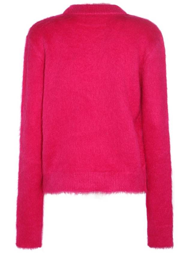 23 F W 발망 핑크 & 화이트 울 블렌드 점퍼 BF0KD025KF38OFV B0480995775