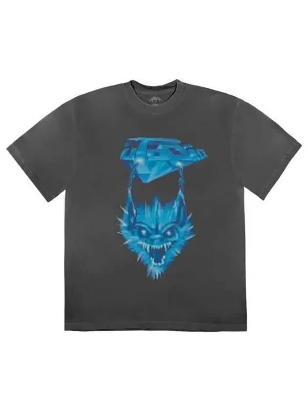 트래비스 스캇 유토피아 하이에나 티셔츠 블랙 Travis Scott Utopia Hyena T Shirt Black