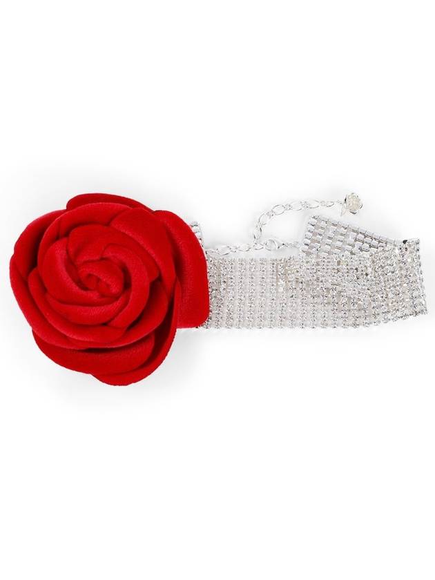 마그다 부트림 벨벳 로즈 초커