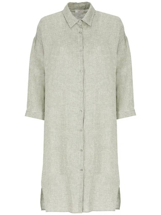 페세리코 비즈 디테일 롱 셔츠 S0629302600_936