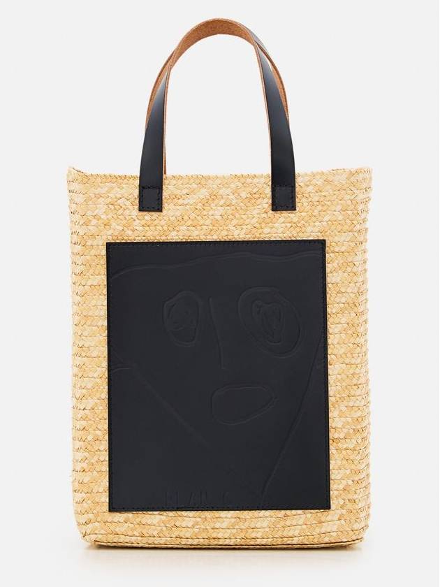 Plan C Straw Medium Shopper