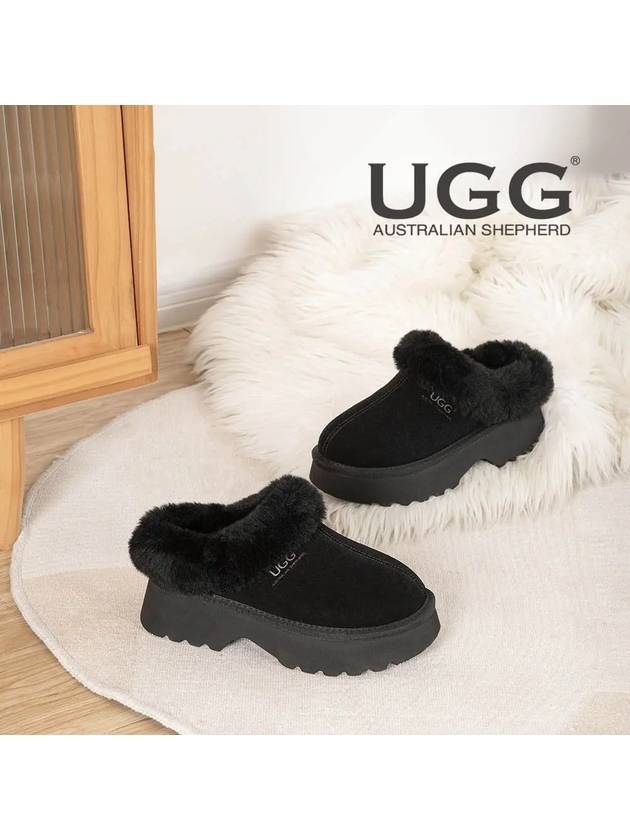 에버어그 머레이 소가죽 플랫폼 슬리퍼 BLACK AS2088 발란