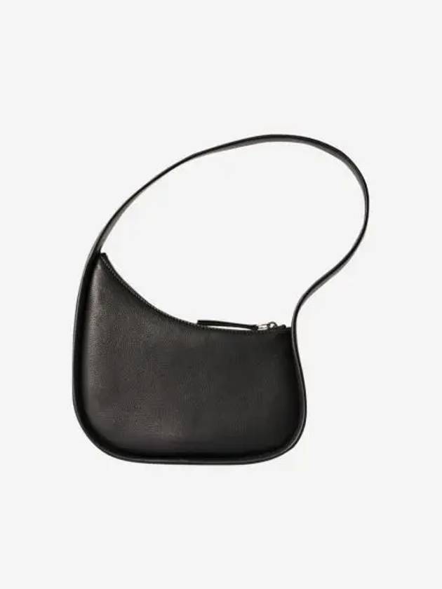 더 로우 하프문 백 스무스 카프스킨 레더 블랙 The Row Half Moon Bag in Smooth Calfskin Leather Black