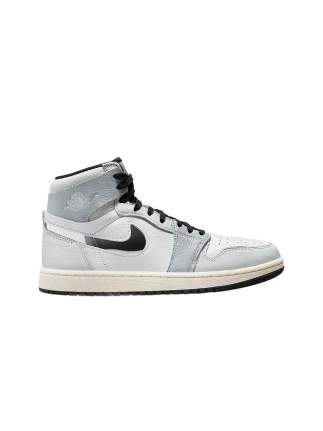 조단 에어 조던 1 컴포트 2 하이탑 스니커즈 화이트 메탈릭 실버