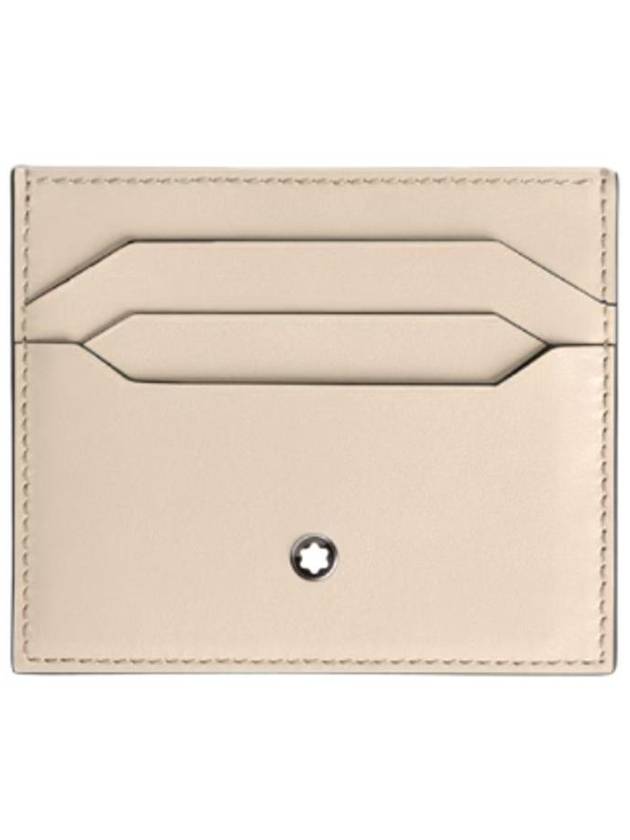 몽블랑 마이스터튁 6CC 레더 카드 홀더 클라우디 베이지 199303