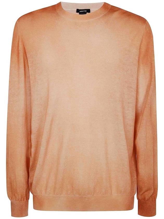 Avant Toi Cashmere And Wool Round Neck Pullover