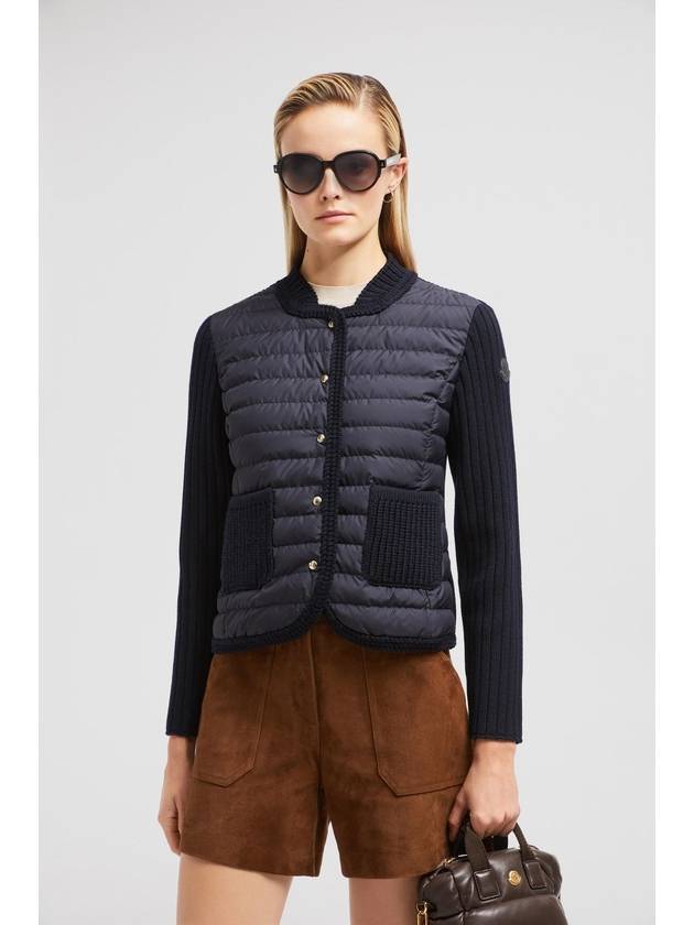 몽클레르 Padded Wool Cardigan K10939B00013M1131742