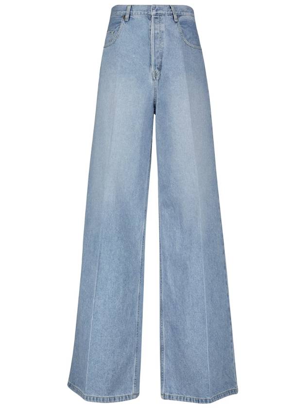 NB04 페타르 페트로브 여성 청바지 Wide leg high rise jeans