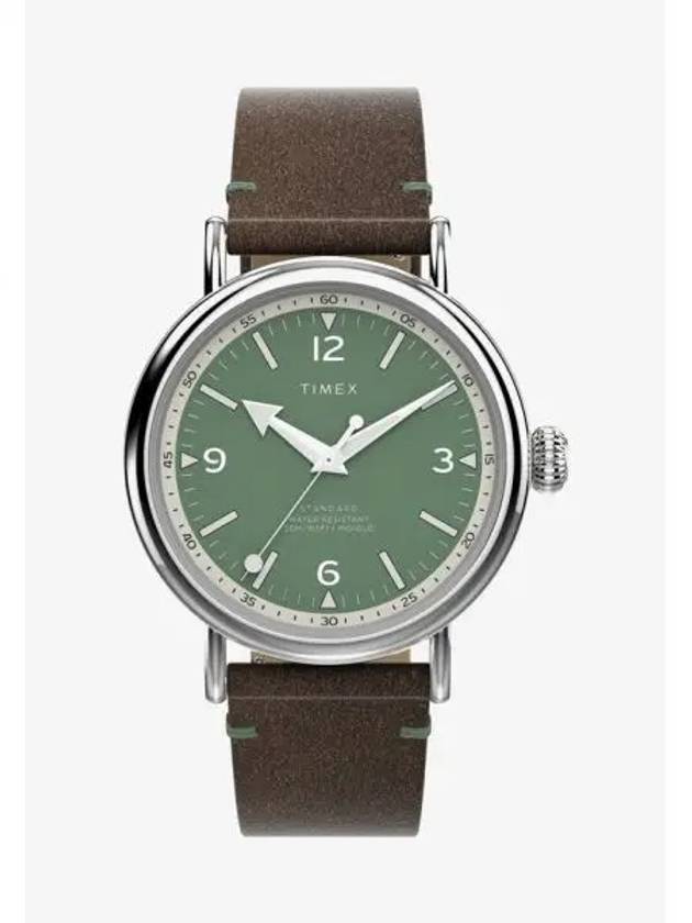 Timex 스텐다드 시계 브라운 1535644