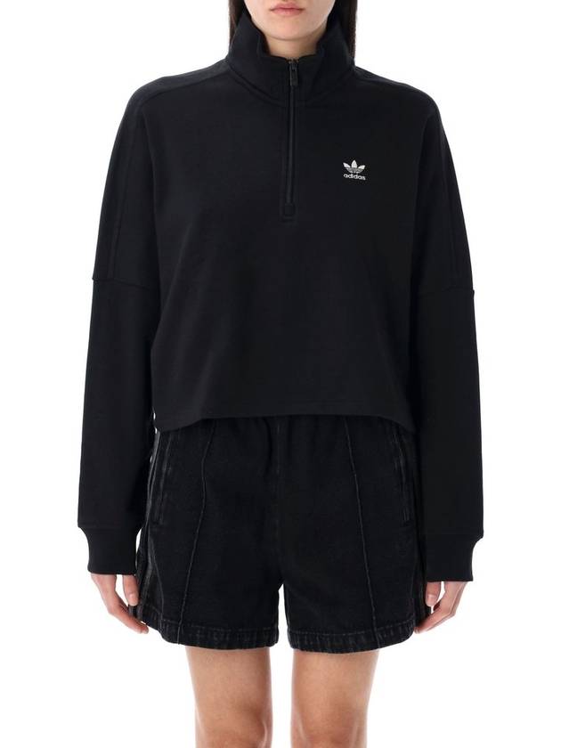 아디다스 오리지널 에센셜 하프 지퍼 테리 스웨트셔츠