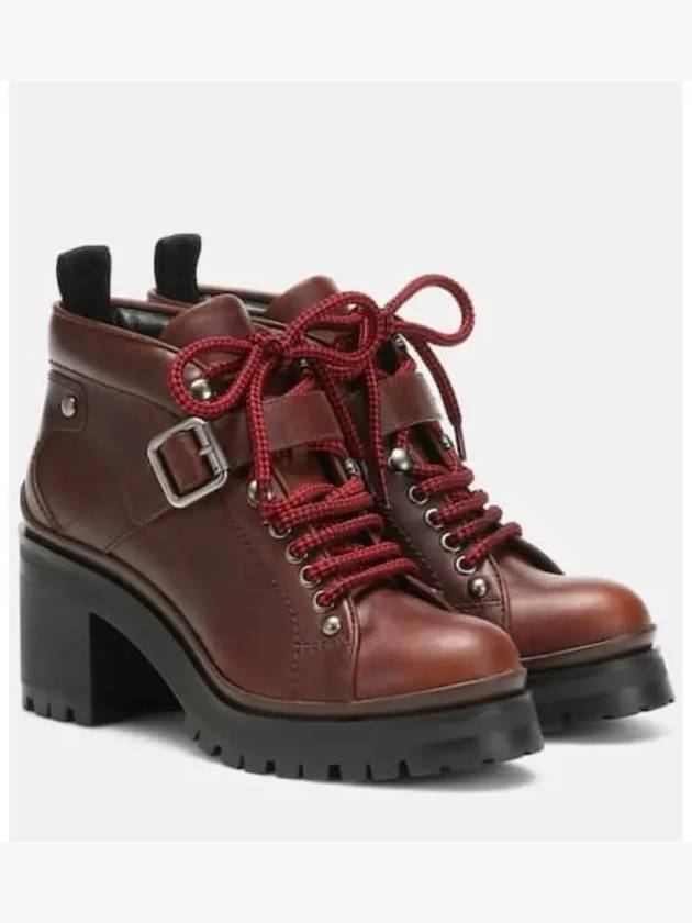 미우미우 레더 앵클 부츠