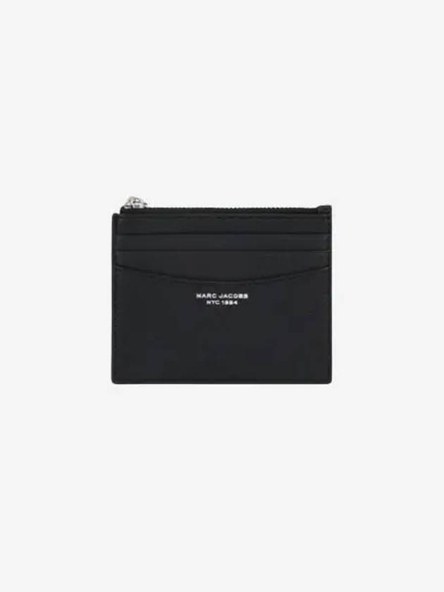 마크 제이콥스 더 슬림 84 집 카드 케이스 블랙 Marc Jacobs The Slim 84 Zip Card Case Black